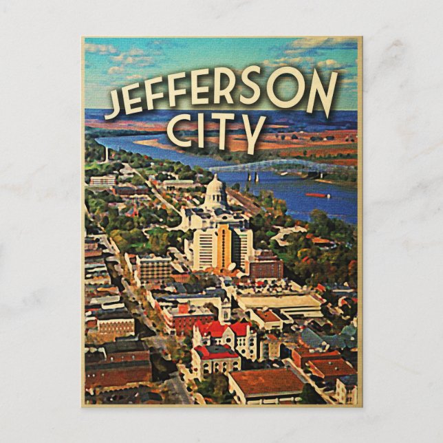Jefferson City Missouri Postcard (Front)