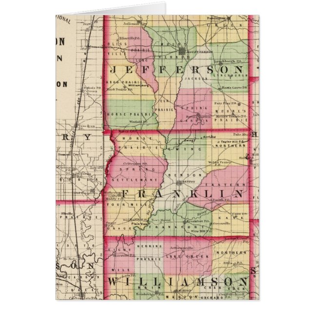 Jefferson, Franklin, Williamson counties (Front)