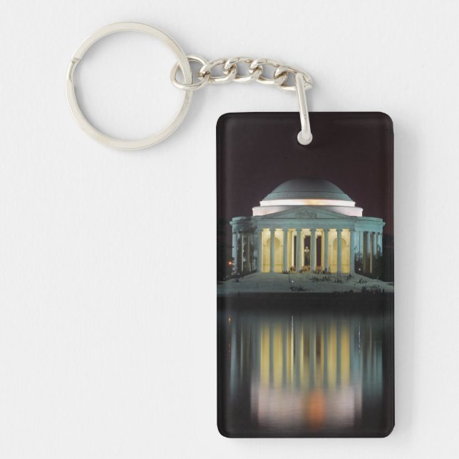 Jefferson Memorial Keychain (Front)