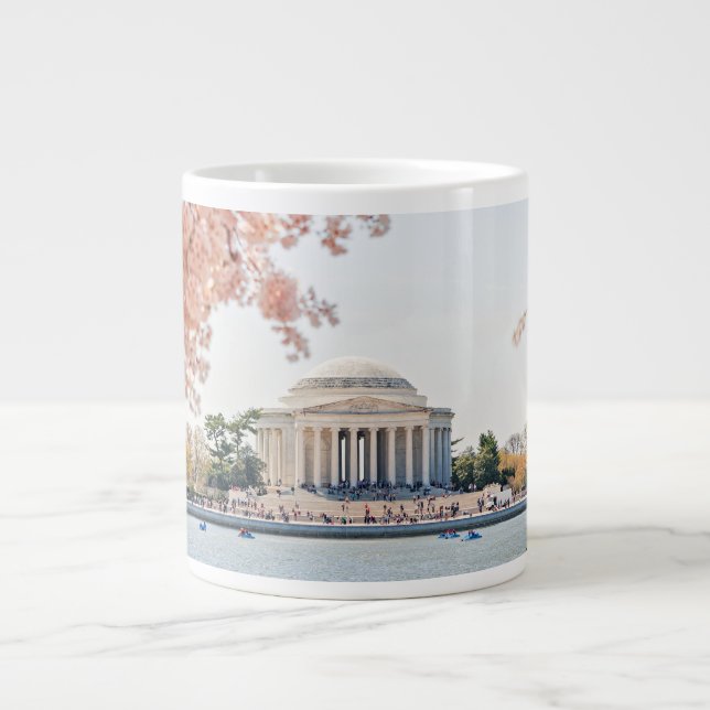 Jefferson Memorial Large Coffee Mug (Front)
