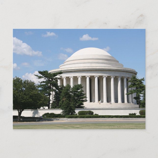 Jefferson Memorial Postcard (Front)