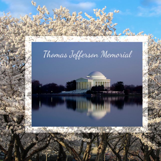  Jefferson Memorial, Reflection in Tidal Pool Postcard (Creator Uploaded)