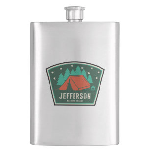 Jefferson National Forest Camping Hip Flask