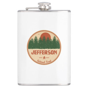 Jefferson National Forest Hip Flask