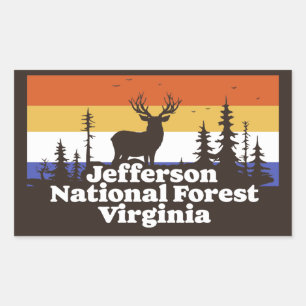Jefferson National Forest Virginia Sticker