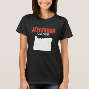 Jefferson Oregon USA State America Travel Oregonia T-Shirt
