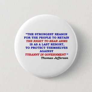 jefferson quote 2 inch round button