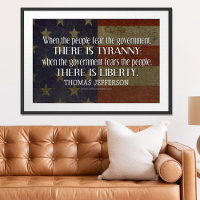 Jefferson Quote On Liberty and Tyranny