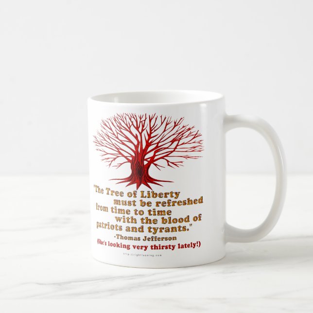 Jefferson Tree of Liberty Coffee Mug (Right)