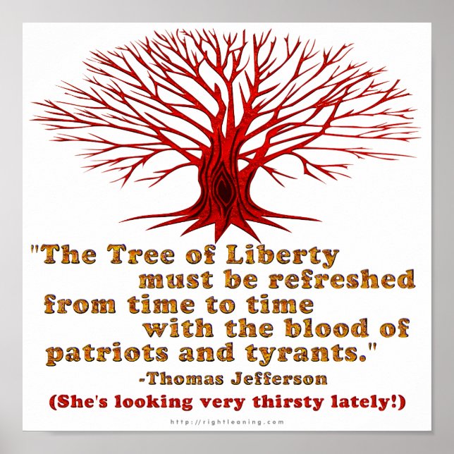 Jefferson Tree of Liberty Poster (Front)