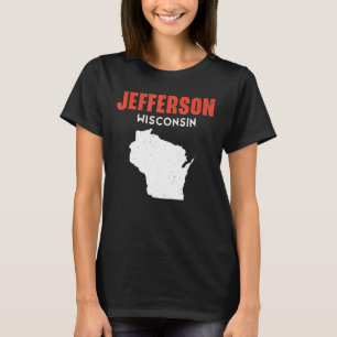 Jefferson USA State America Travel Montanan Helena T-Shirt