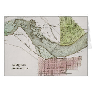 JEFFERSONVILLE, INDIANA : CARTE