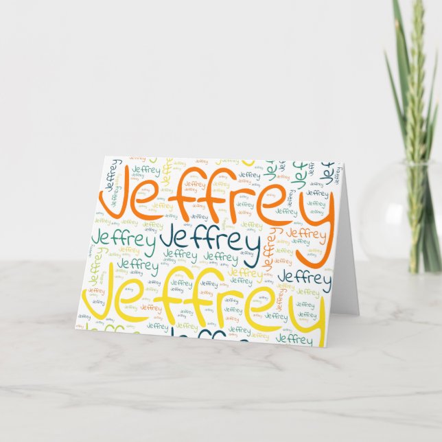 Jeffrey Card (Front)