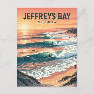 Jeffreys Bay Surfing Beaches South Africa Postcard