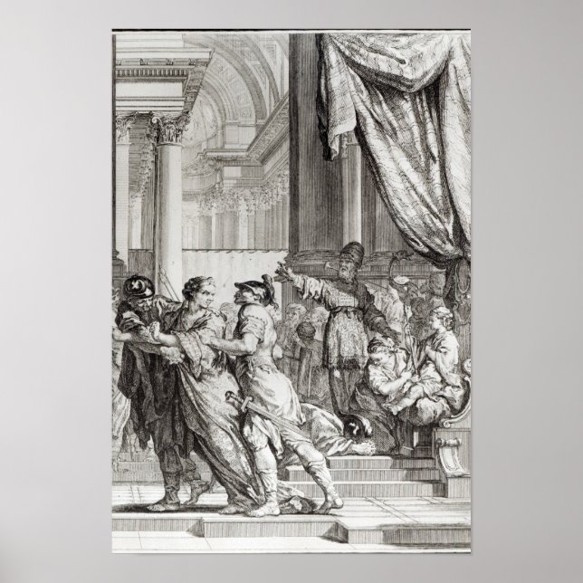 Jehoiada, High Priest of Jerusalem Proclaiming Poster (Front)