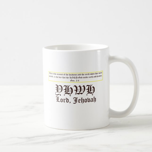 Jehovah Coffee Mug (Right)