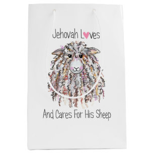 “Jehovah Loves His Sheep” Medium Gift Bag