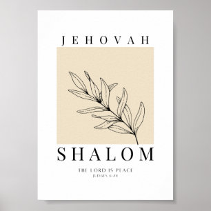 Jehovah Shalom Printable Poster
