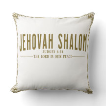 Jehovah Shalom The Lord is our peace Judges 6:24