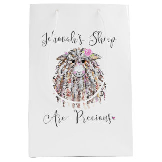 “Jehovah's Sheep Are Precious” Medium Gift Bag