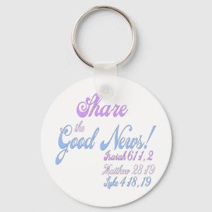 Jehovah's Witness Good News Keychain