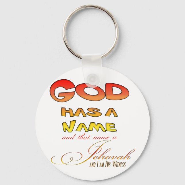 Jehovah's Witness Shirt Keychain (Front)