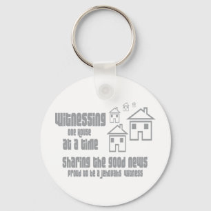 Jehovah's Witness Witnessing Keychain