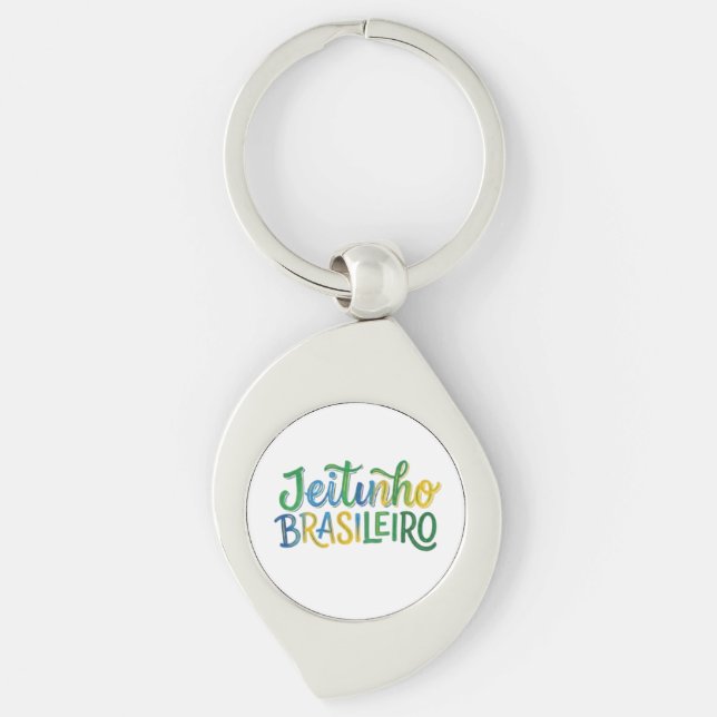 Jeitinho Brasileiro Keychain (Front)