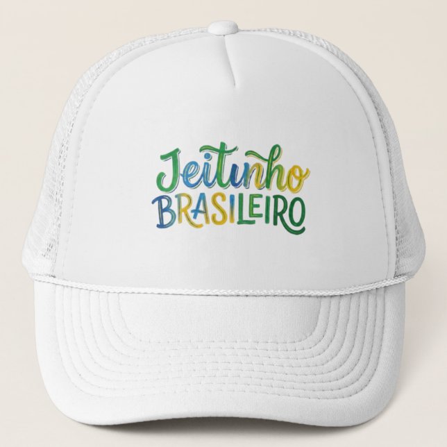 Jeitinho Brasileiro Trucker Hat (Front)