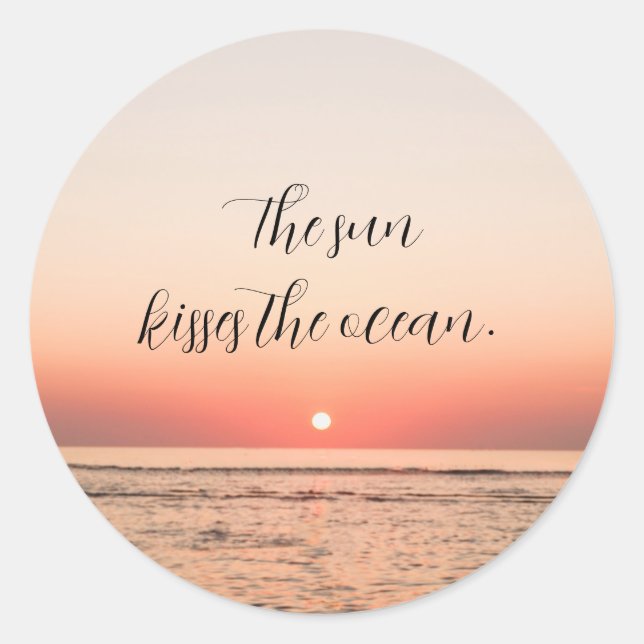 Jeju 02 | ]Stickers Classic Round Sticker (Front)