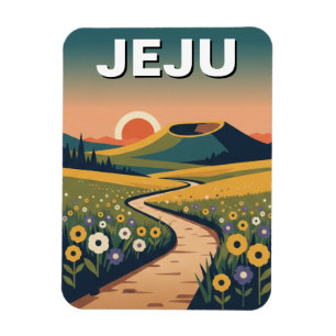 Jeju Island South Korea Travel Magnet