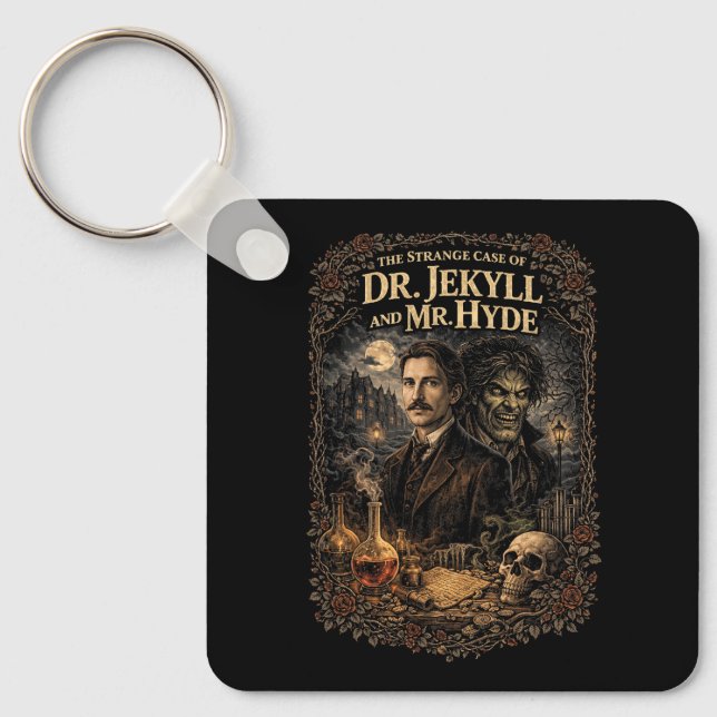 Jekyll and Hyde Keychain (Front)