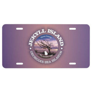 Jekyll Island (B) License Plate