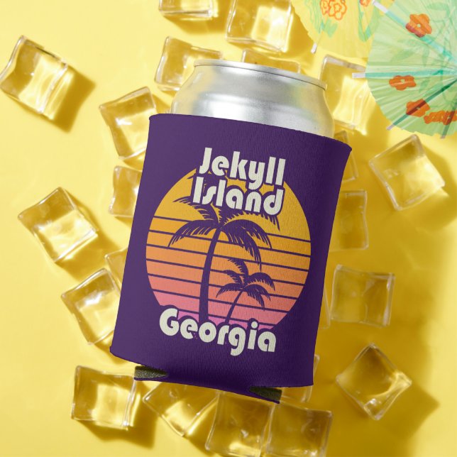 Jekyll Island Beach Georgia Can Cooler (In Situ Summer)