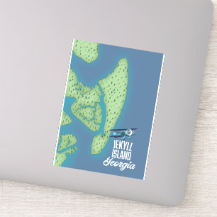 Jekyll Island Georgia USA map