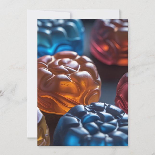 Jellied Candy Fun Invitation (Front)