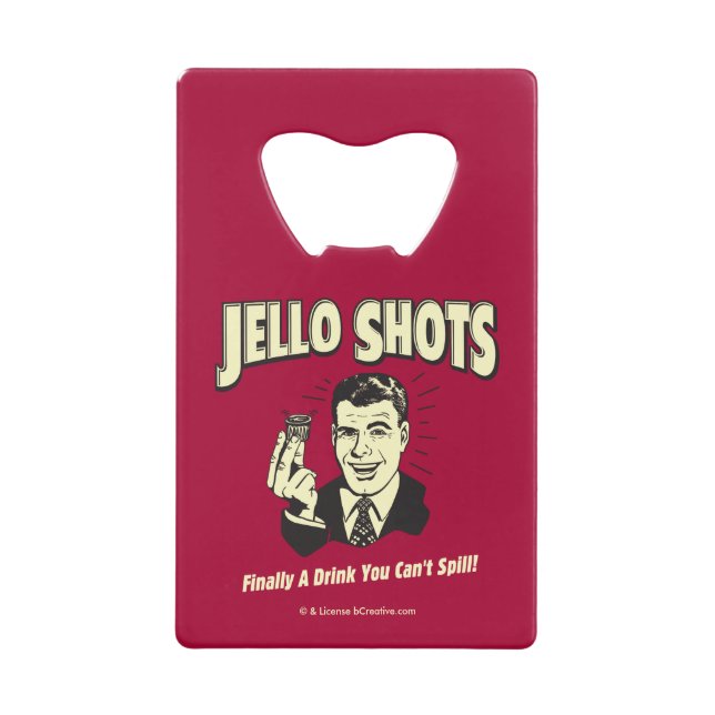 Jello Shots : Boire Vous ne pouvez pas déverser (Devant)