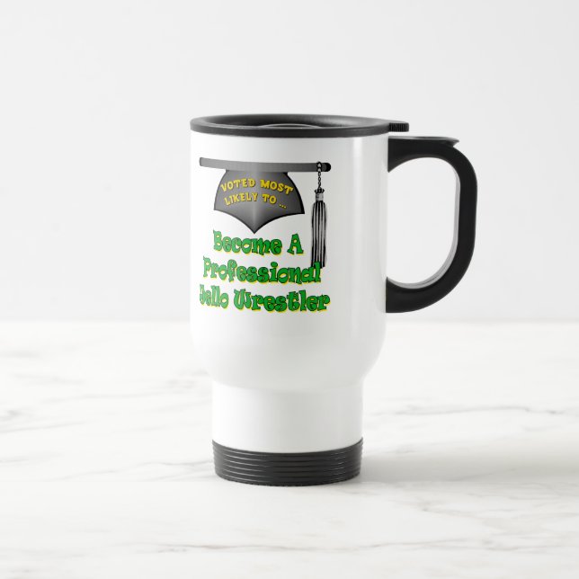 Jello Wrestler Travel Mug (Right)