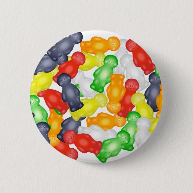 Jelly Babies 2 Inch Round Button (Front)