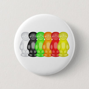Jelly Baby Gang 2 Inch Round Button