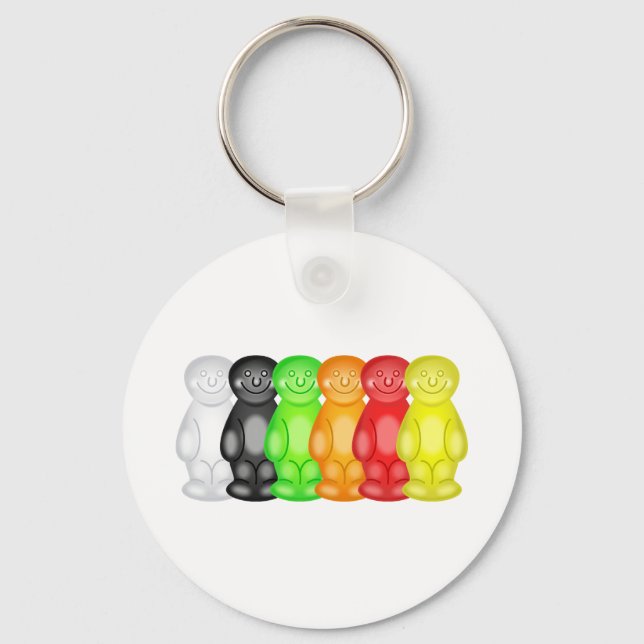 Jelly Baby Gang Keychain (Front)