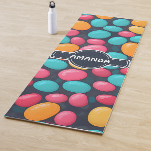 Jelly balls Mosaic Colourful Personalized Pattern Yoga Mat