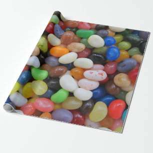 Jelly Bean black blue green Candy Texture Template Wrapping Paper