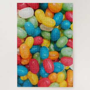 Jelly Bean Candies Colourful Jigsaw Puzzle