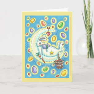 JELLY BEAN DREAMS EASTER BUNNY GREETING CARD Verse