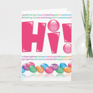 Jelly Bean Easter - Greeting Card