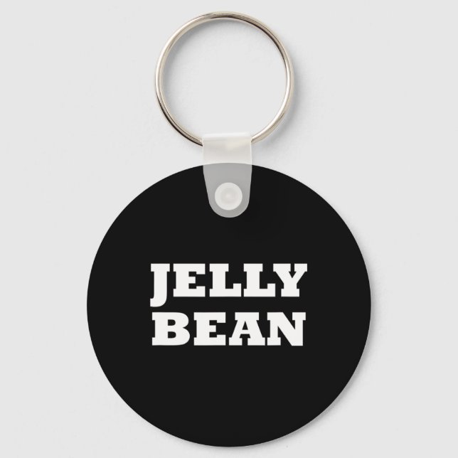 Jelly Bean Halloween Easy Costume Cute Fun Party  Keychain (Front)