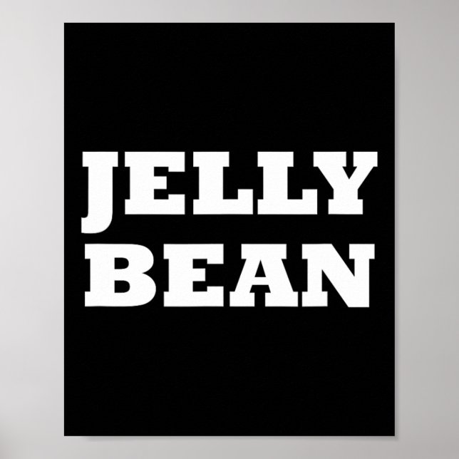 Jelly Bean Halloween Easy Costume Cute Funny Party Poster (Front)