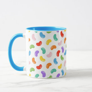 Jelly Bean Pattern Print Coffee Mug