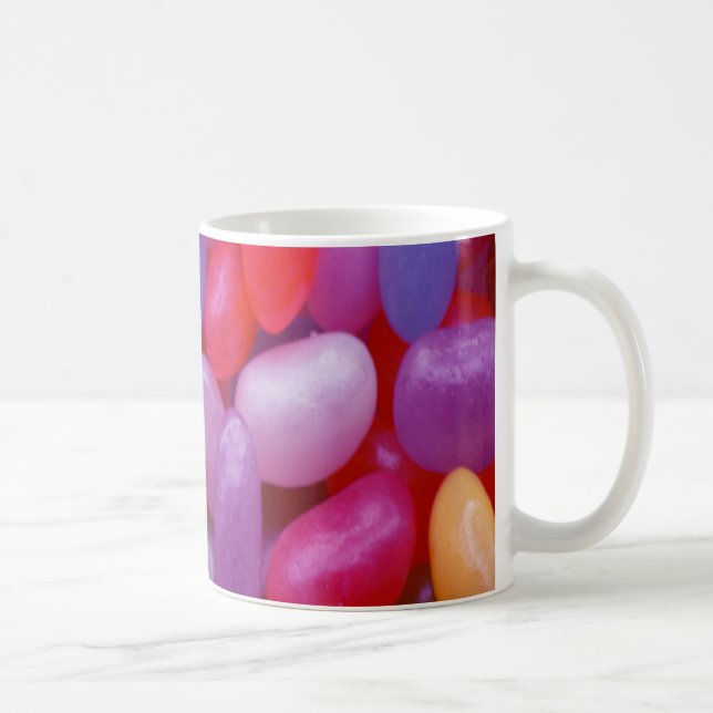 Jelly Bean pink and blue Coffee Mug (Right)